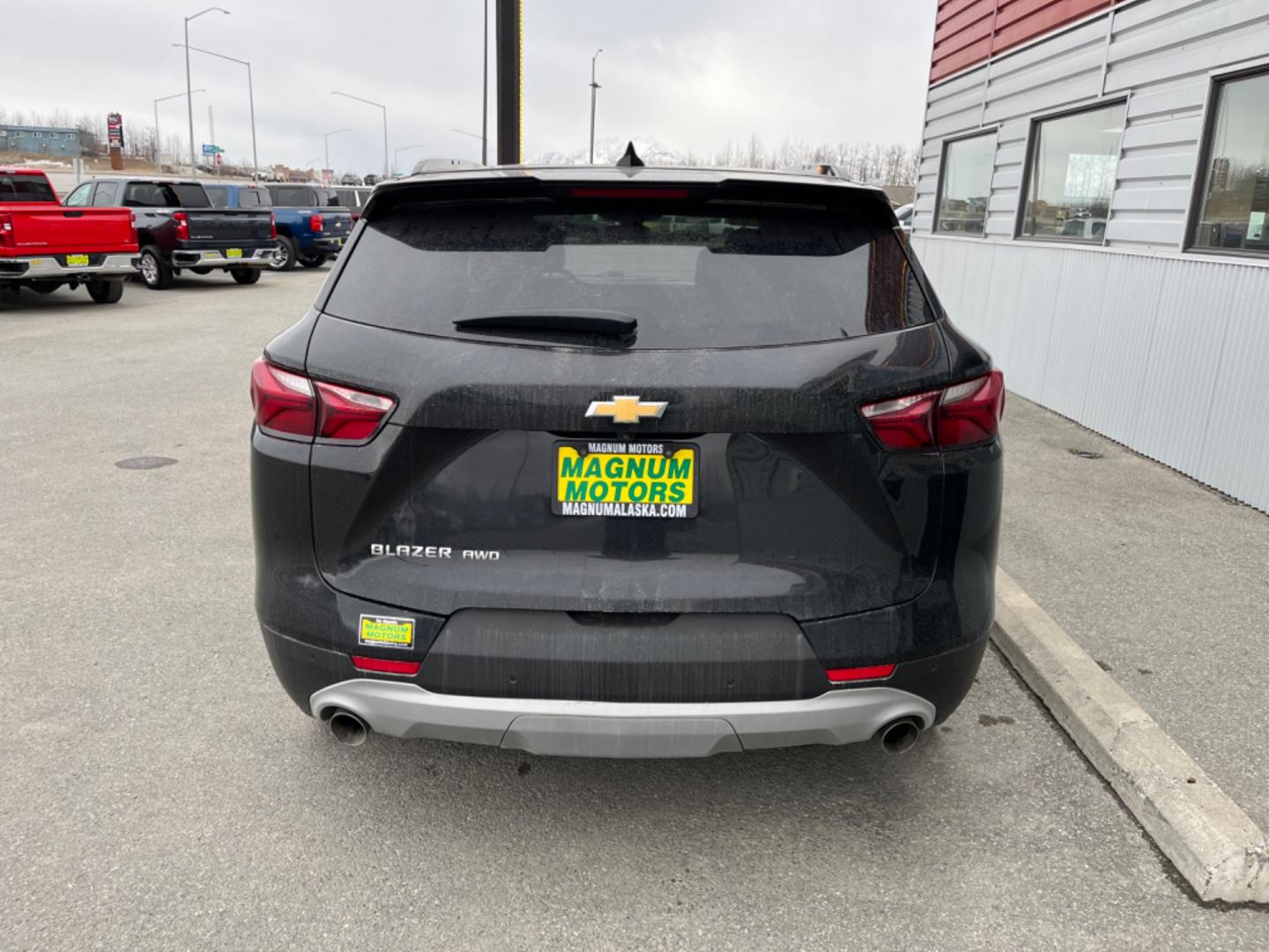 2021 Black Chevrolet Blazer (3GNKBJRS1MS) , located at 1960 Industrial Drive, Wasilla, 99654, (907) 274-2277, 61.573475, -149.400146 - Photo#4